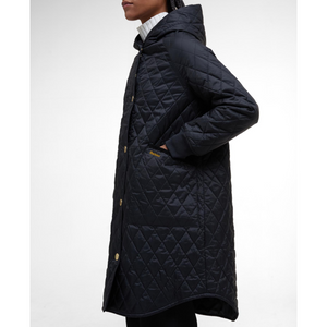 Barbour Hilary Quilted Jacket, musta