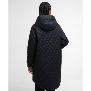 Barbour Hilary Quilted Jacket, musta