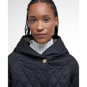 Barbour Hilary Quilted Jacket, musta