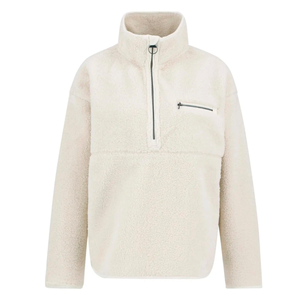 Fleecetakki on valmistettu lämpimästä polarfleecestä ja sen mitoitus on reilua.