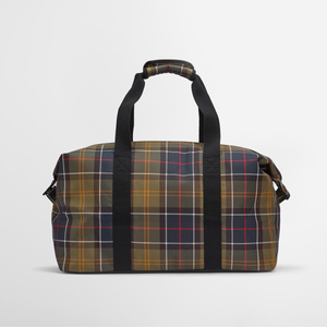 Laukussa on tukevat nailonkahvat.