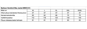 Barbour Hereford miesten öljykangastakki