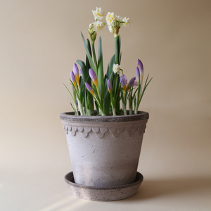 Kobenhavner ruukun ajaton muotoilu antaa kukille tilaa loistaa.