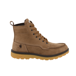 Kengän pinta on kosteuden kestäväksi käsiteltyä nupukkinahkaa ja siinä on ergonomisesti muotoiltu pohja.