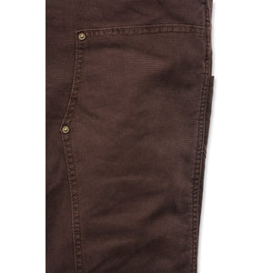 Kuva Carhartt Crawford lappuhaalarin jalan vahvistetusta etuosasta.