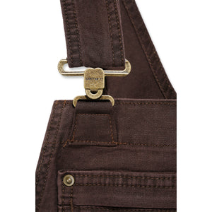 Kuvassa Carhartt Crawford lappuhaalarin henkseli, jossa on solki.