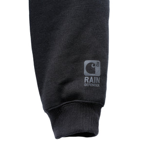 Lähikuvassa Carhartt Midweight Lined Sweatshirt hupparin hiha jossa on resori.