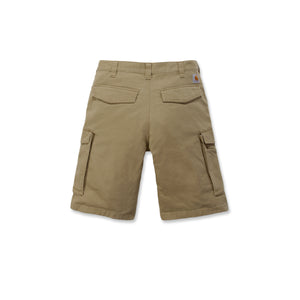 Takaapäin kuvattuna Carhartt Rigby Cargo shortsit joissa on takana suljettavat taskut.