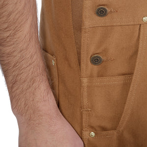 Carhartt R01 Duck Canvas lappuhaalarit, ruskea