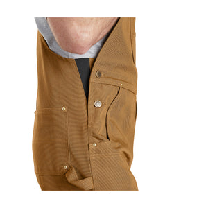 Carhartt R01 Duck Canvas lappuhaalarit, ruskea