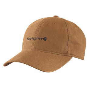 Carhartt Canvas Embroidered Graphic Cap lippalakki, ruskea