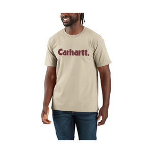 Carhartt Logo Graphic T-paita, vaalea beige