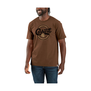 Carhartt Script Graphic T-paita, punaruskea