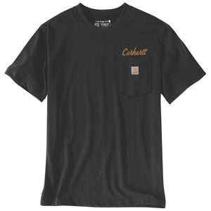 Carhartt Irvine Relaxed Hard Work miesten t-paita, musta