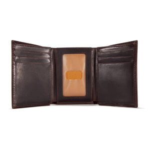 Carhartt Oil Trifold Wallet nahkalompakko, tummanruskea