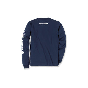 Carhartt EK231 pitkähihainen t-paita, navy
