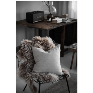 Ernst tyynynpäällinen, ruskeanharmaa pellava