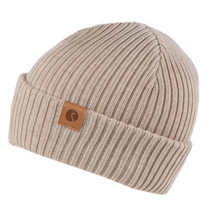 Kuvassa on Salon Lakkitehtaan merinovillapipo beigenä.