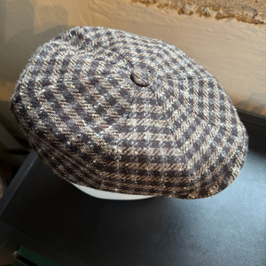 Stetson Hatteras Cashmere Silk Vichy, ruskeasävyinen