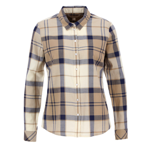 Barbour Bredon naisten ruudullinen kauluspaita tuotekuvassa.