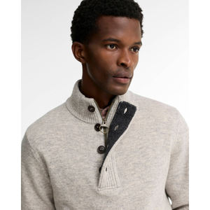 Barbour Essential Patch Half Zip neulepaita, beige