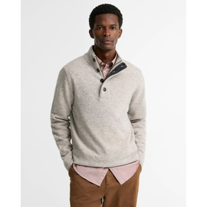 Barbour Essential Patch Half Zip neulepaita, beige