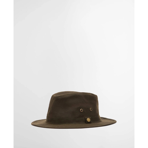 Barbour Crayton Wax Safari Hat miesten vahakangashattu, oliivinvihreä
