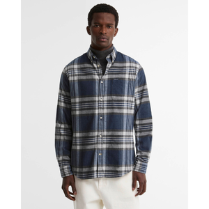 Barbour Dovedale Shirt miesten kauluspaita, siniharmaaruudullinen