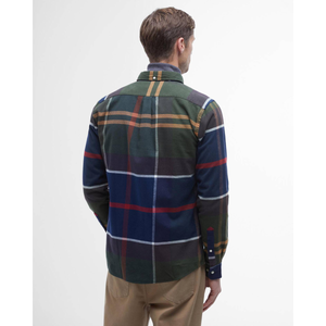 Barbour Iceloch miesten tartan-ruudullinen kauluspaita, takaa