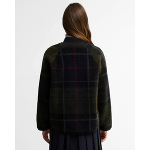 Barbour Kirklees naisten fleecetakki, selästä kuvattuna.