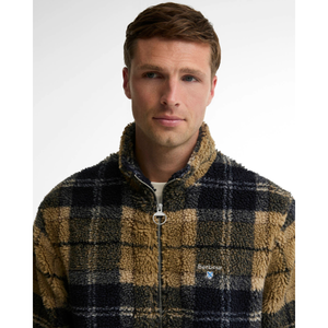 Barbour Tartan Sherpa Fleece, Birchwood Dress Tartan, kaulus