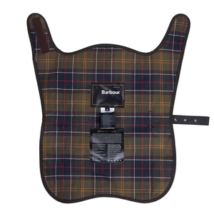 Kuvassa Barbourin öljykankaisen koiran takin sisäpuoli.