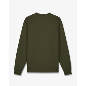 Baron Filou Embroidered Pullover Filou 182 - Olive Green, Oliivi, takaa
