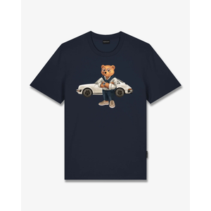 Baron Filou T-paita Filou 186 - Oxford Blue, edestä kuvattuna