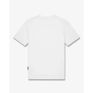 Baron Filou T-paita Supima Cotton Lineart T-Shirt Filou 181 - White, selästä kuvattuna.