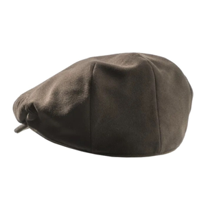 Beretta Classic Moleskin miesten Cap, tummanruskea. Kuvattuna takaalta päin.