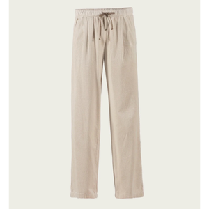 Blue Gillian naisten samettihousu, vaalea beige