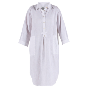Blue Liv Linen Shirt Dress pellavamekko, valkoinen