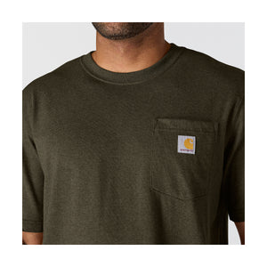 Carhartt K87 t-paita, tummanvihreä