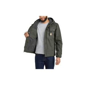 Vihreän Carhartt Bartlett takin oikeanpuoleinen povitasku.