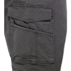 Carhartt Canvas Cargo Work Pant miesten housut, lähikuva sivutaskusta.