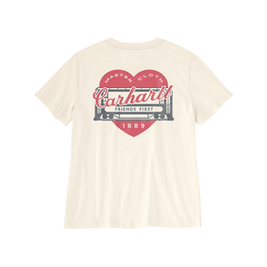 Carhartt Irvine Heritage naisten t-paita, luonnonvaalea