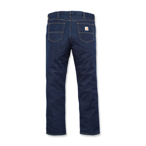 Carhartt Slim Tapered Rugged Flex miesten farkut takaapäin tuotekuvassa.