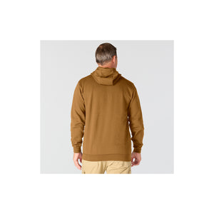 Carhartt K121 miesten huppari takaapäin kuvattuna maalin päällä.