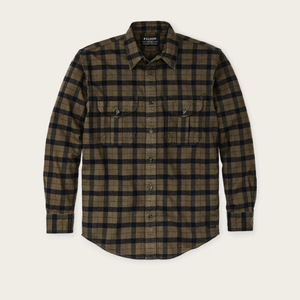 Filson Alaskan Guide Shirt miesten flanellipaita, vihreä/mustaruudullinen