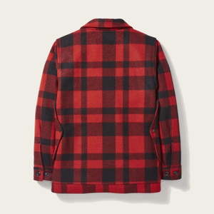 Filson Mackinaw Cruiser 26oz Wool miesten takki, punamustaruudullinen