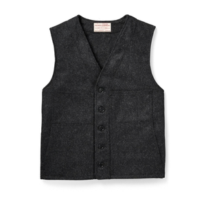 Filson Mackinaw Wool Vest miesten villaliivi, hiilenharmaa