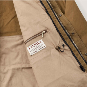 Filson Tin Cloth Field Jacket Oil Finish miesten takki, ruskea