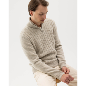 Holebrook Alvin T-neck Windproof miesten neule, beige