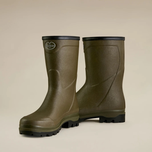 Le Chameau Country Cross Neoprene Lined miesten saappaat, vihreä